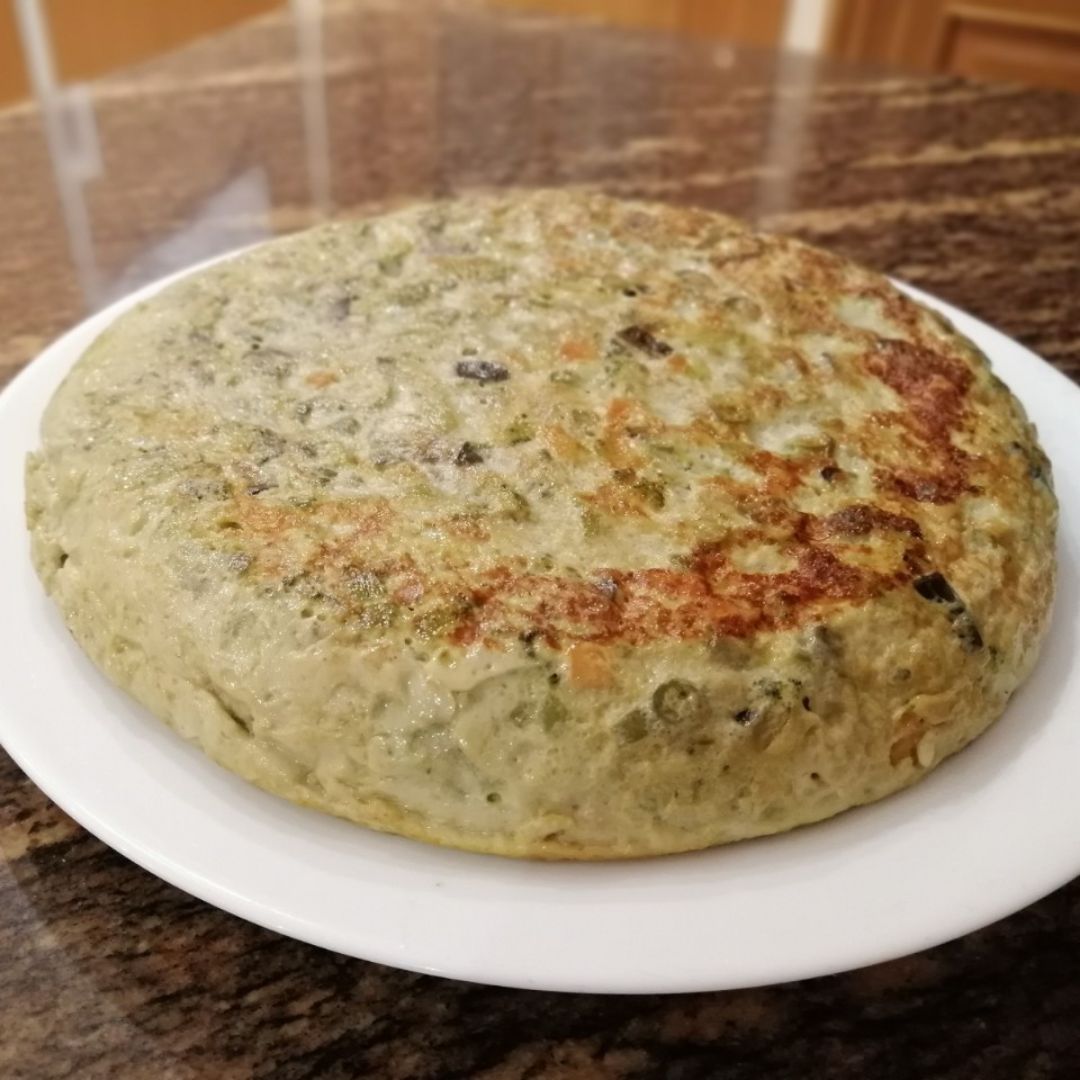 Tortilla verduritas de la huerta 😍(comida real) Tortilla verduritas de la huerta 😍(comida real)