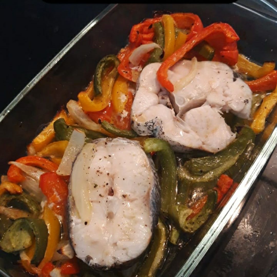 Merluza al horno Merluza al horno
