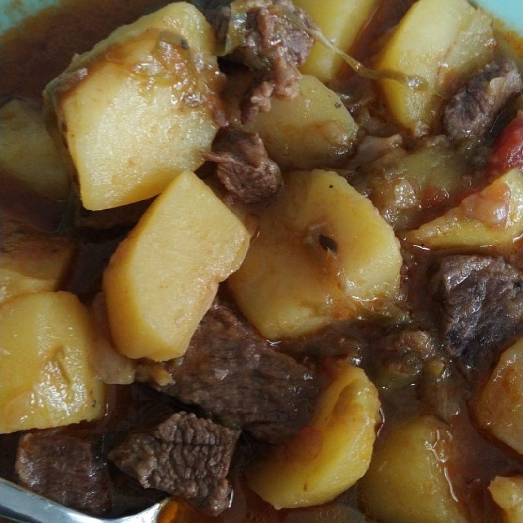 Papas con carne Papas con carne