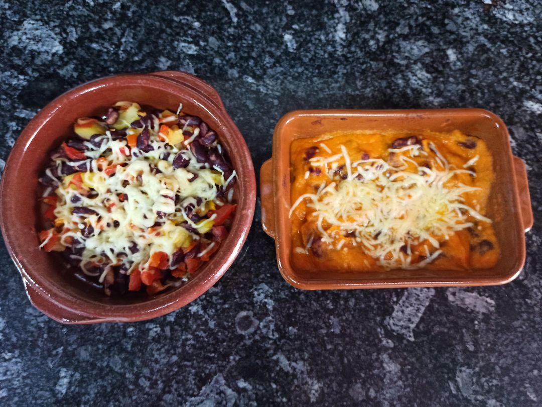 Gratinado de Alubias rojas con verduras Paso 6 Gratinado de Alubias rojas con verduras Paso 6