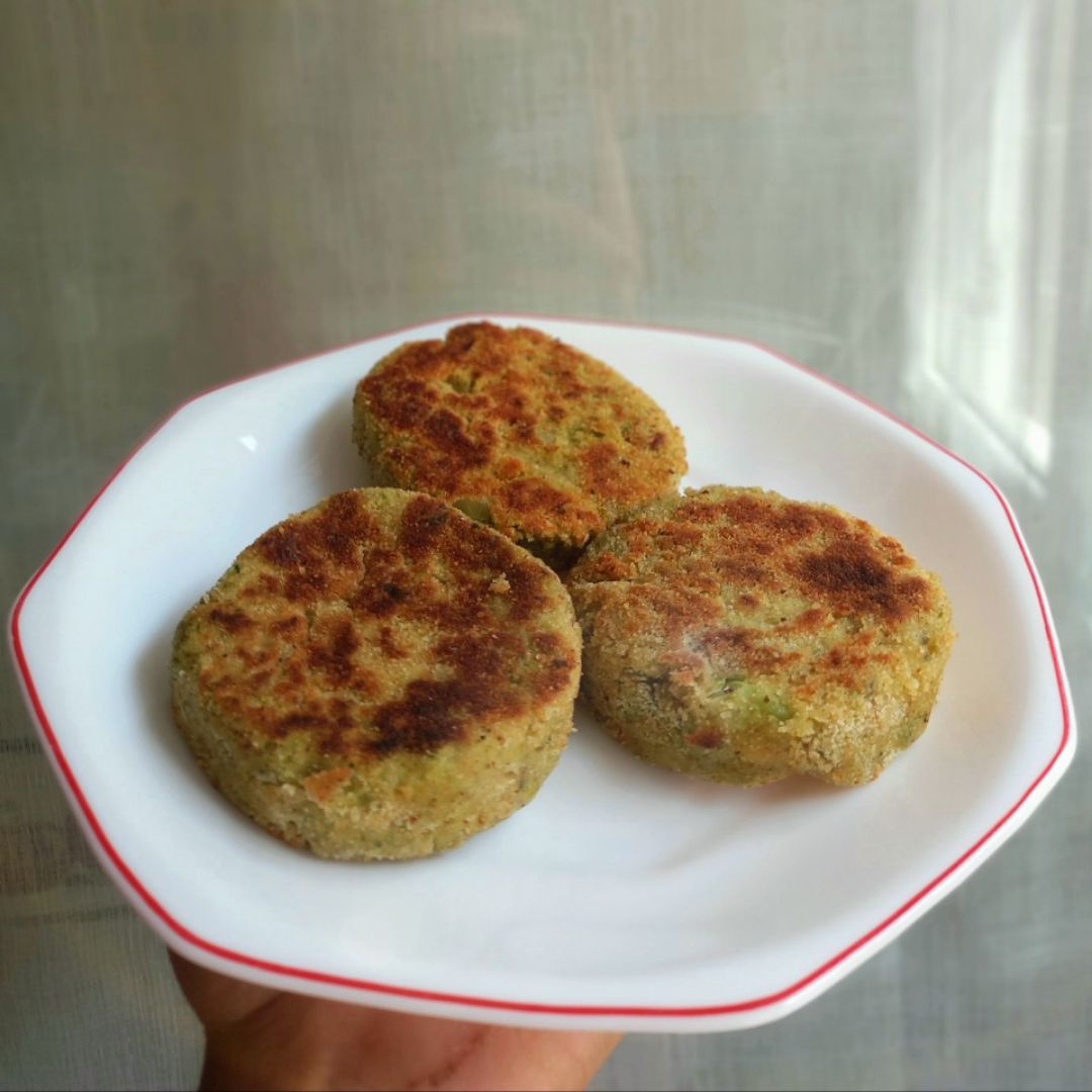 Hamburguesas de brocoli 🍔🥦 Paso 4