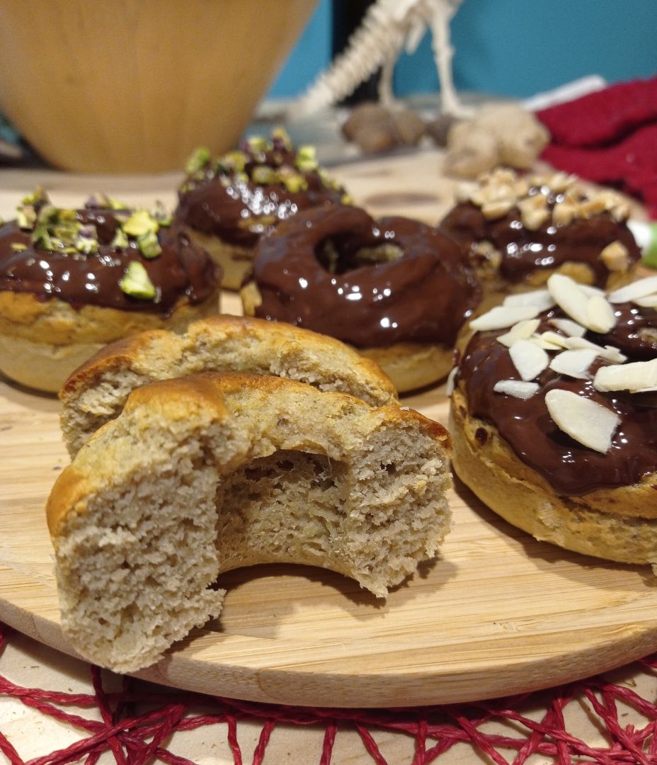 Donuts de plátano Donuts de plátano