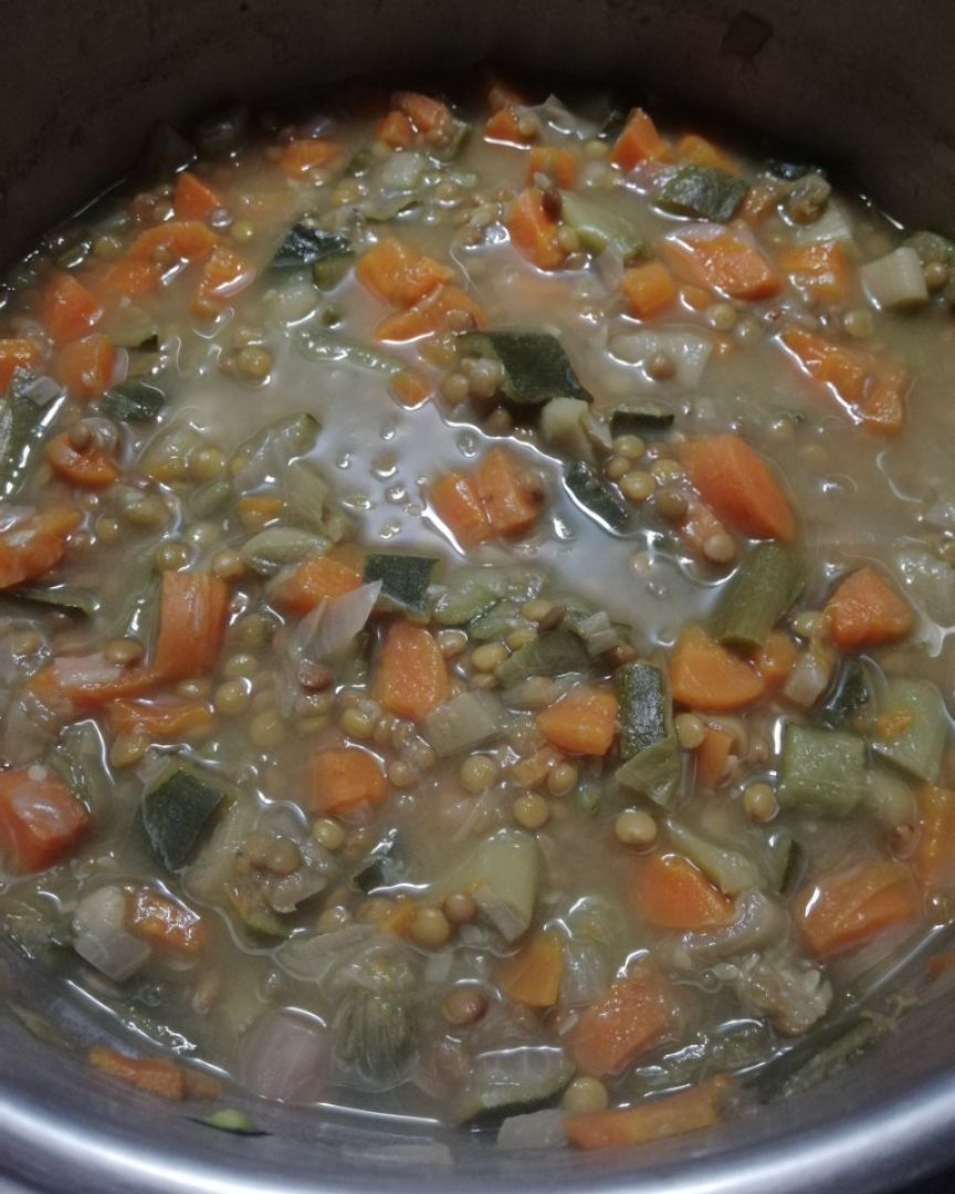 Lentejas con verduras