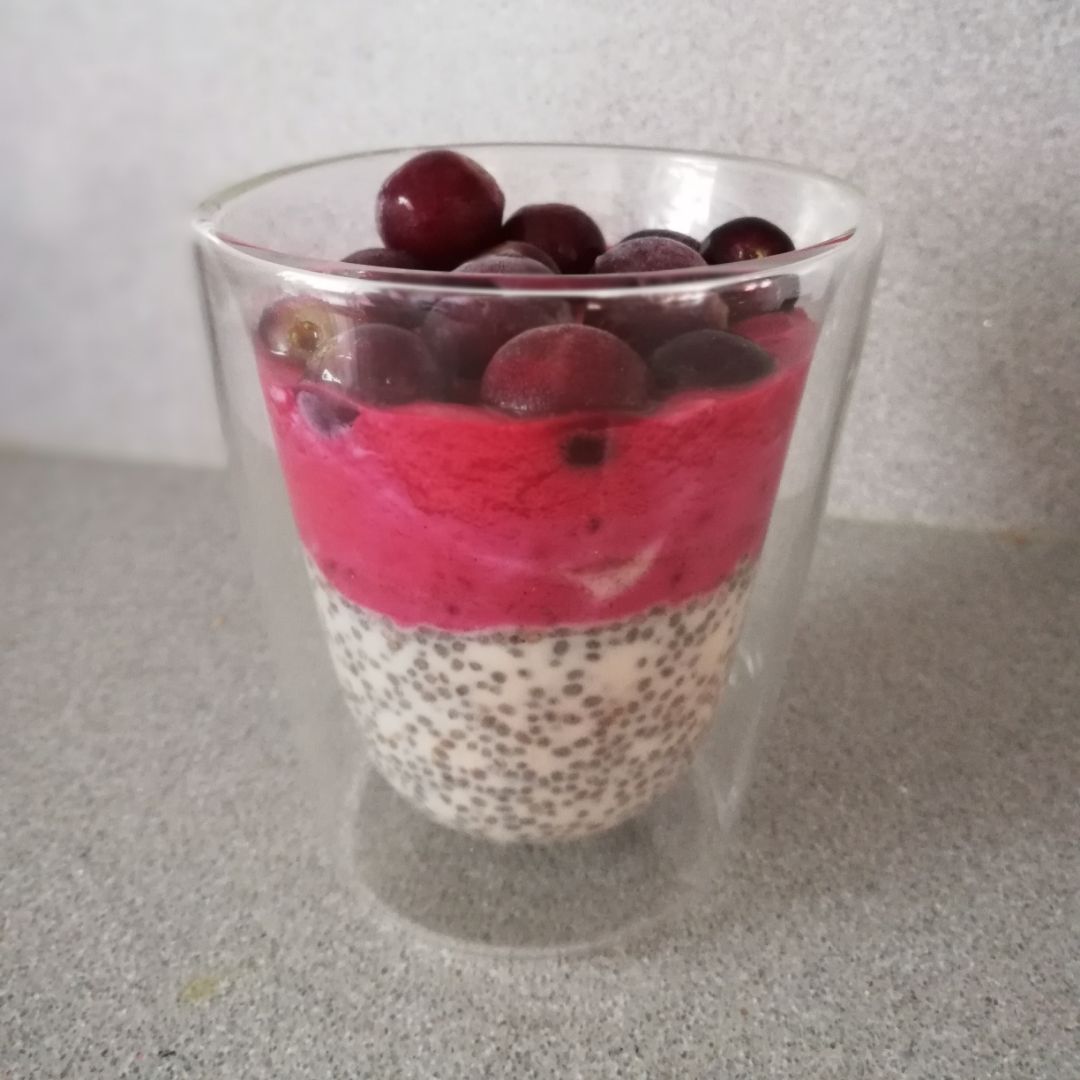 Pudding de chía con ciruela Pudding de chía con ciruela