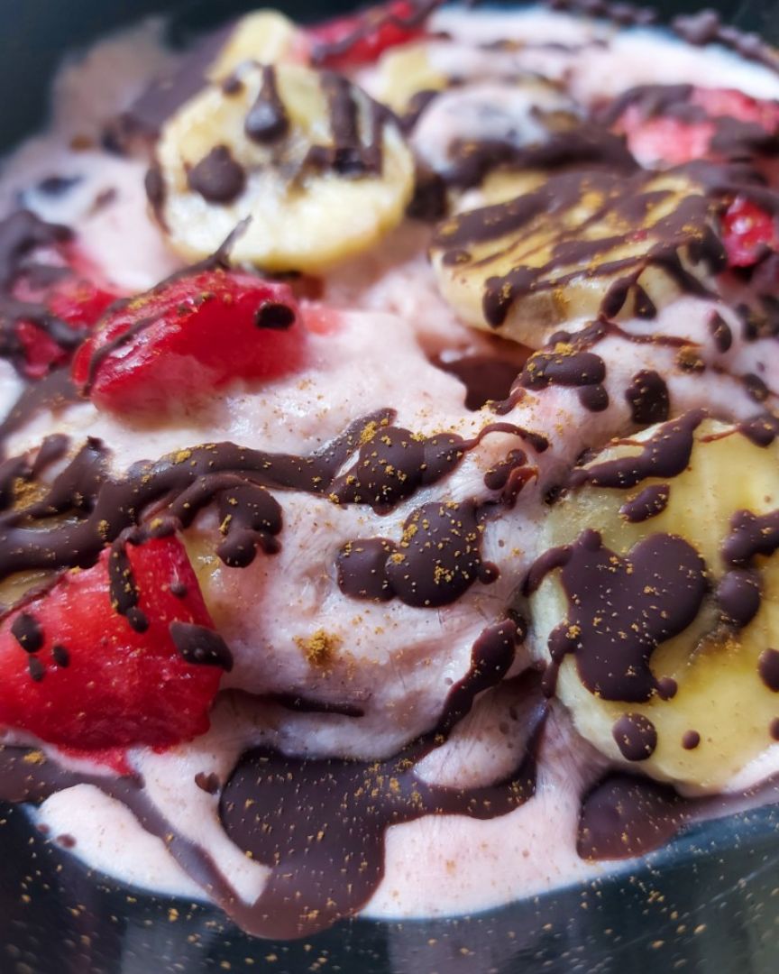 Helado CHEESE-CAKE de frutas Paso 1 Helado CHEESE-CAKE de frutas Paso 1