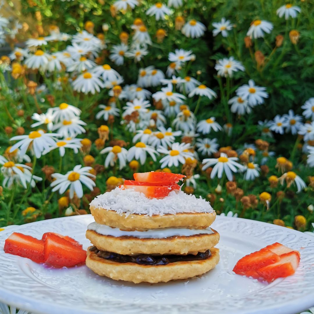Tortitas de coco 🥥 🥞 Tortitas de coco 🥥 🥞