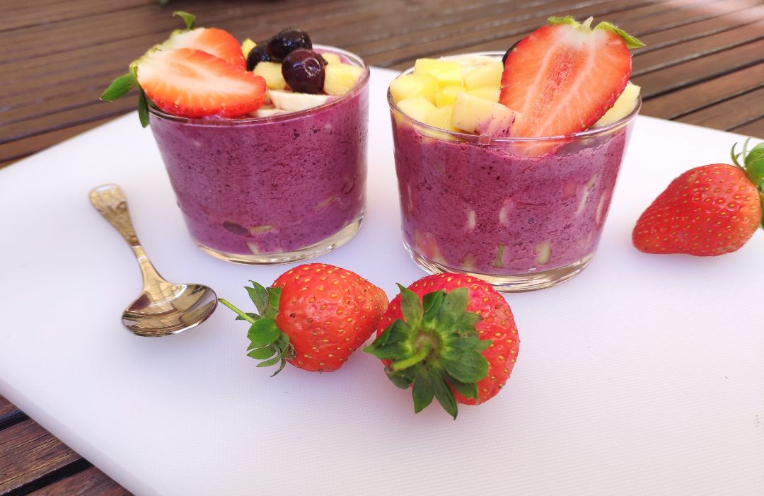 Vasitos de Yogurt con fruta 😍