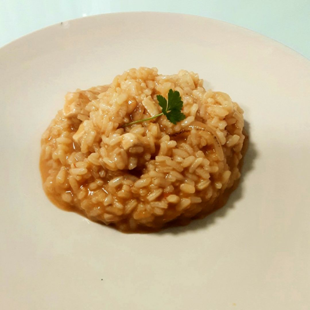 ARROZ CALDOSO CON POLLO ARROZ CALDOSO CON POLLO