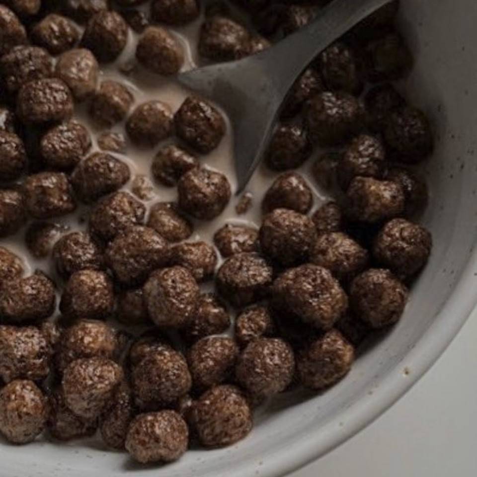 milk + cereals milk + cereals