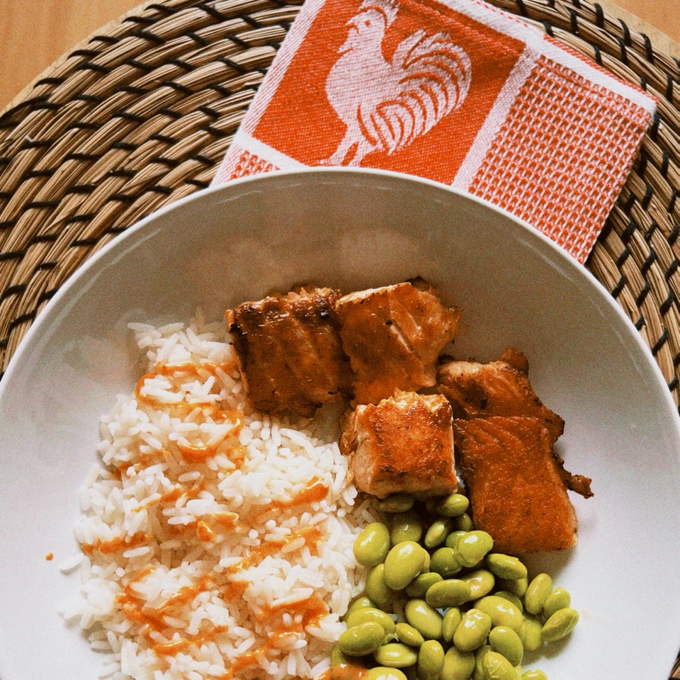 Arroz con salmón Arroz con salmón