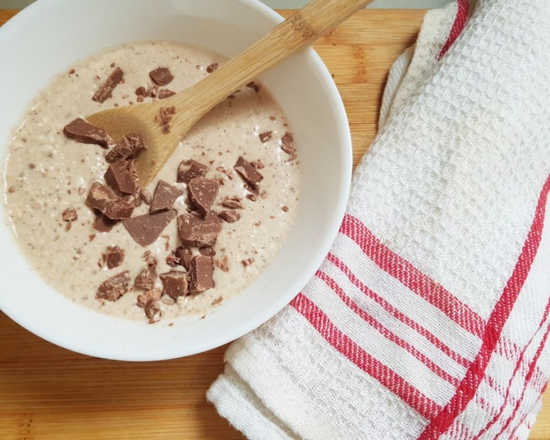 Galletas de avena integral sin gluten con chocolate Paso 1 Galletas de avena integral sin gluten con chocolate Paso 1