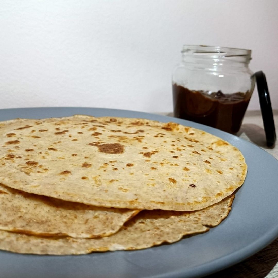 Tortitas, crepes o filloas integrales Tortitas, crepes o filloas integrales