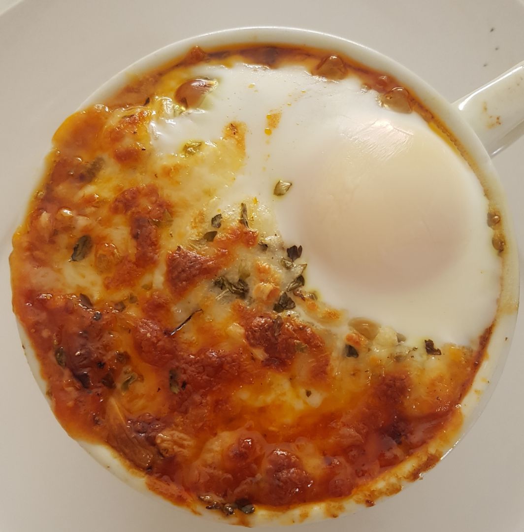 Huevos al plato Huevos al plato