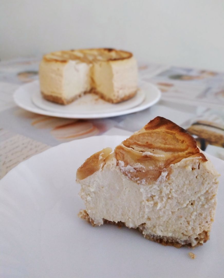Cheesecake cremosa de pera 🍐 Cheesecake cremosa de pera 🍐