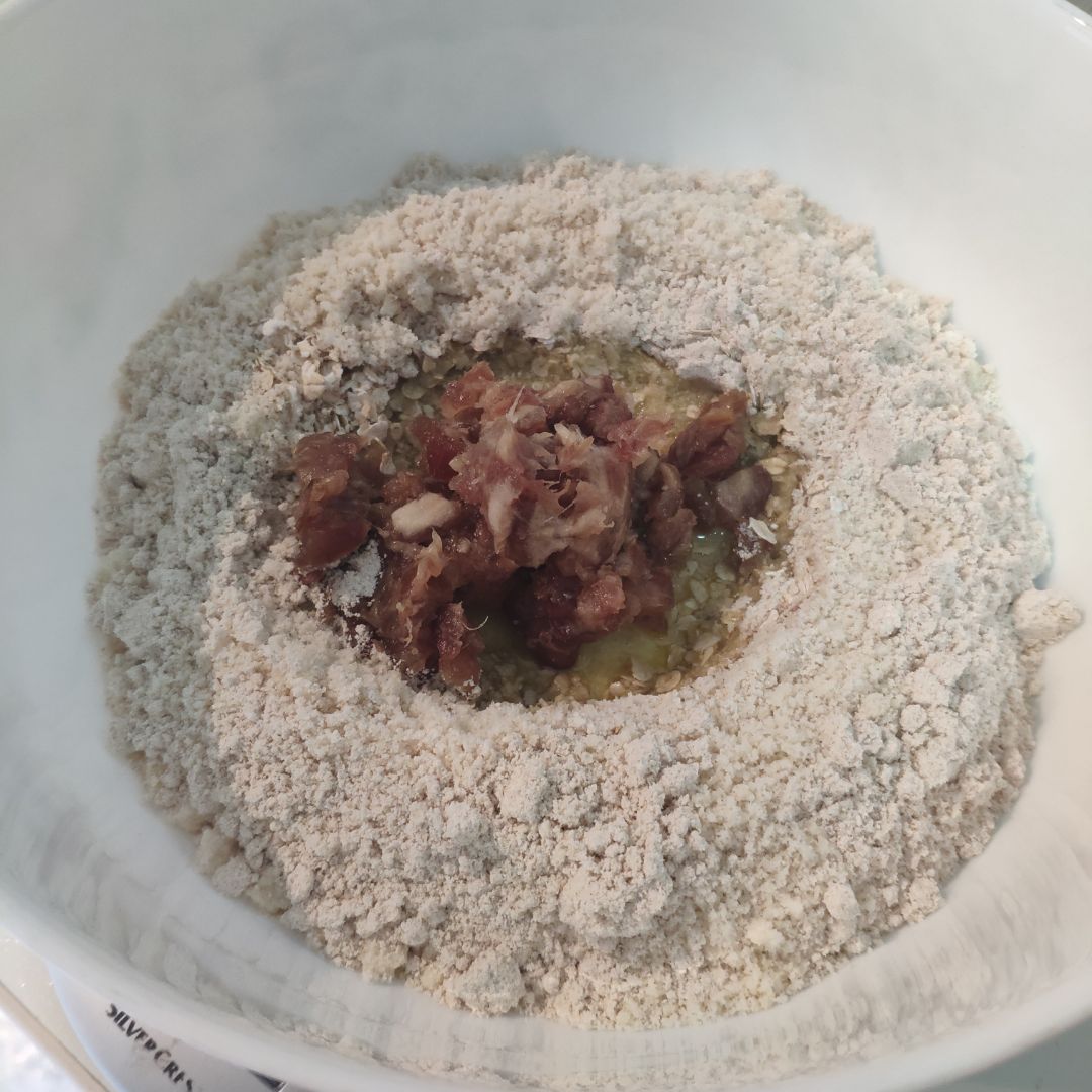Crumble de cerezas 🍒 Paso 2 Crumble de cerezas 🍒 Paso 2