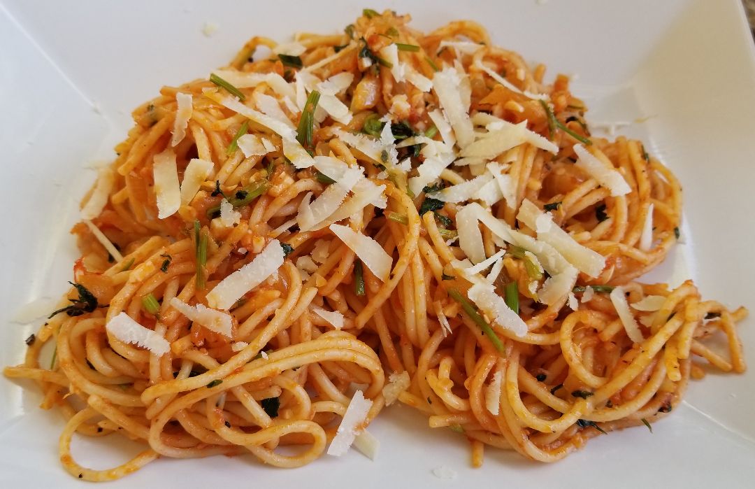 Pasta al ajillo Pasta al ajillo