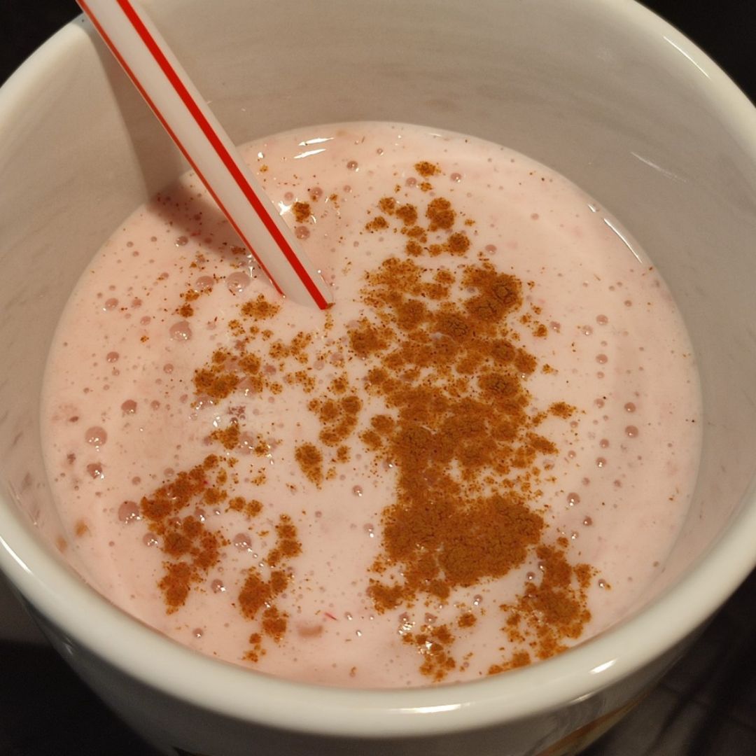 Batido de frambuesa y canela🤤 Batido de frambuesa y canela🤤