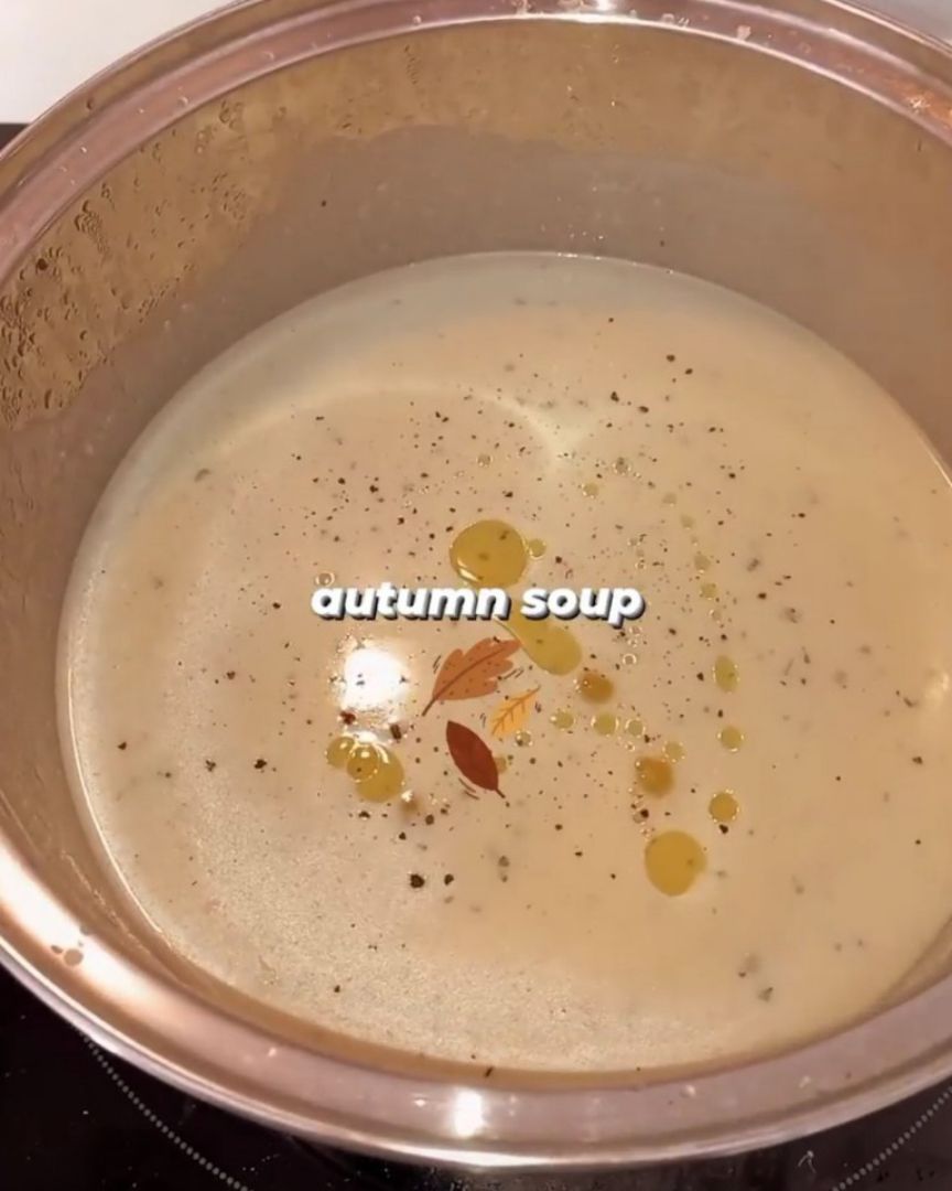 sopa de otoño🤎🍂 sopa de otoño🤎🍂