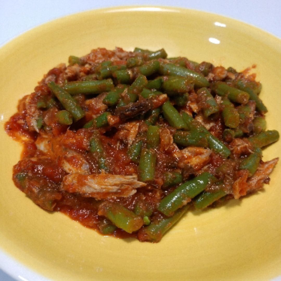 Judias con caballa y tomate Judias con caballa y tomate