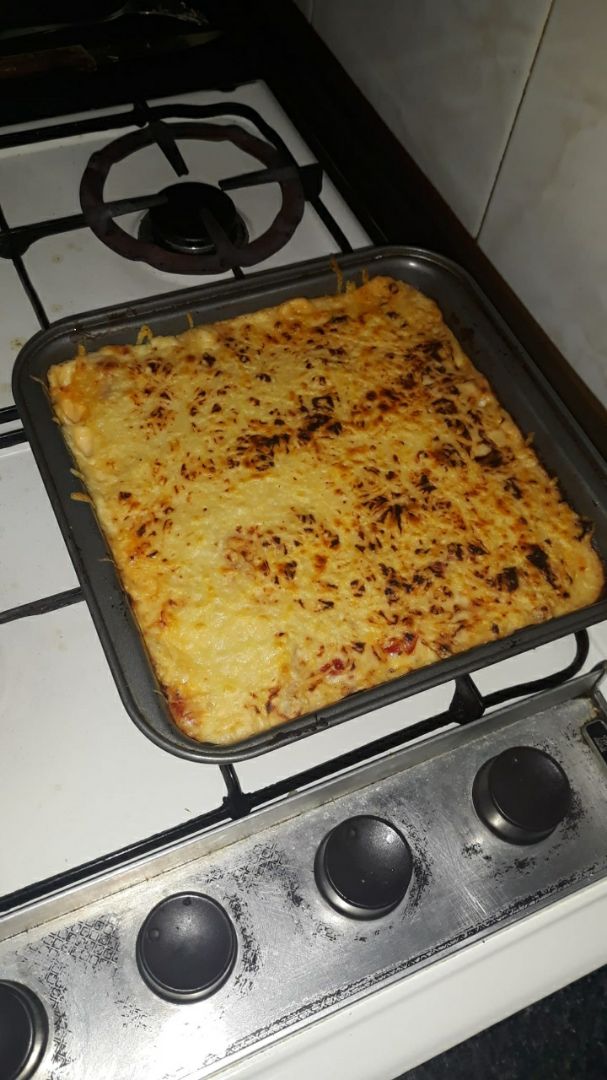 Canelones de bonito y verduras