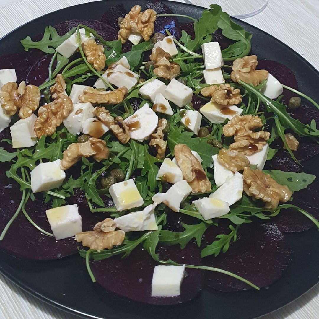 Carpaccio de remolacha Carpaccio de remolacha