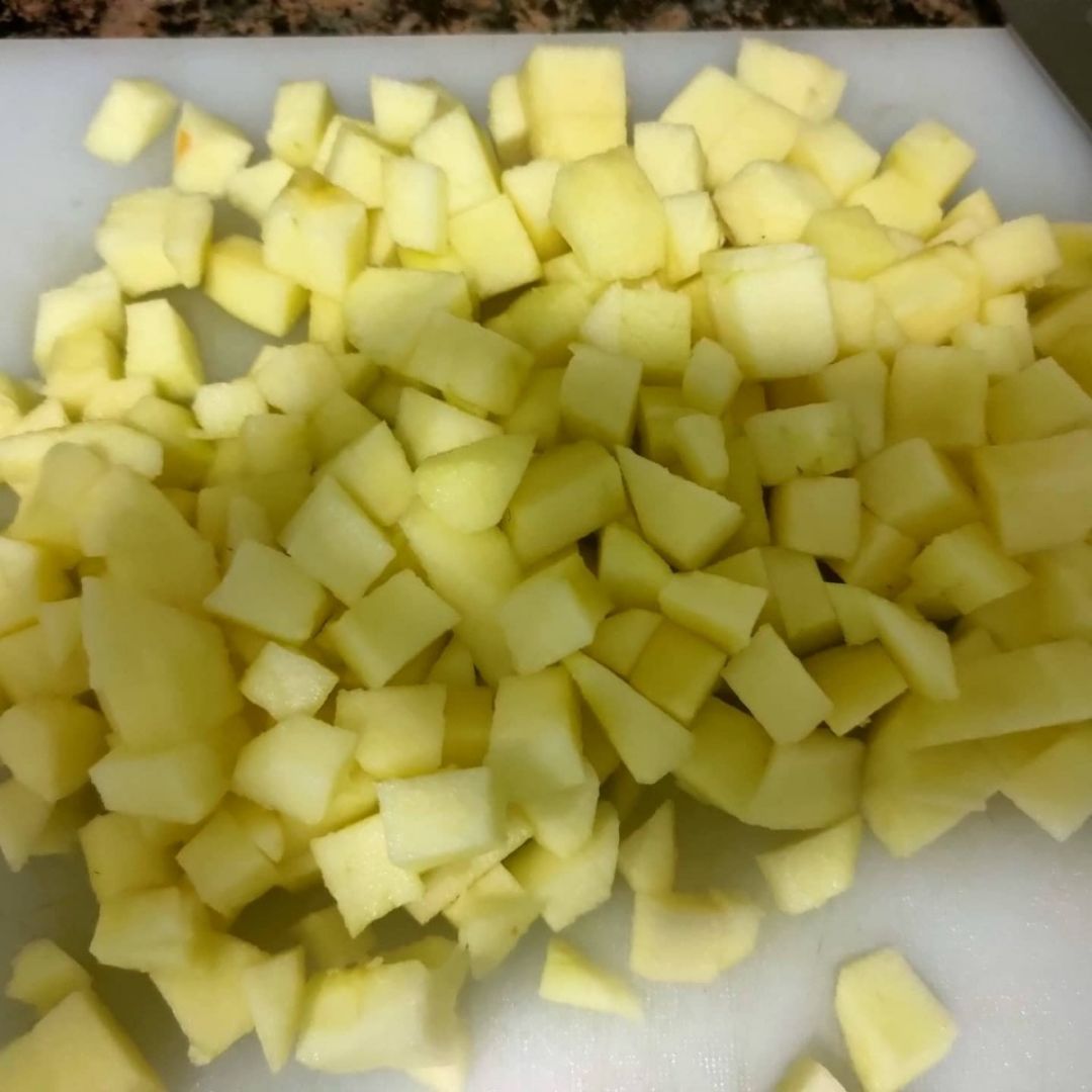 Ensalada brócoli tandoori con manzana Paso 2