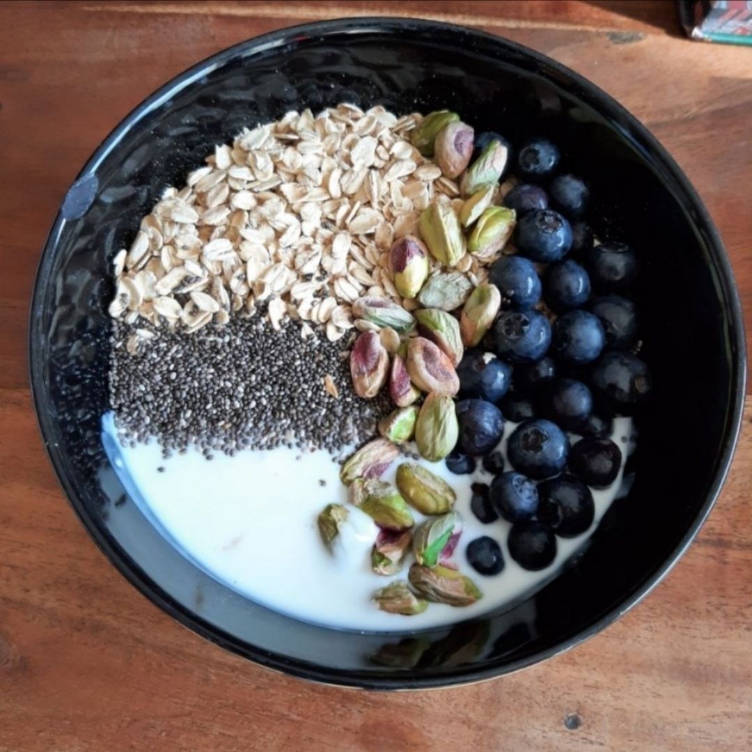 Porridge de kéfir desnatado Porridge de kéfir desnatado