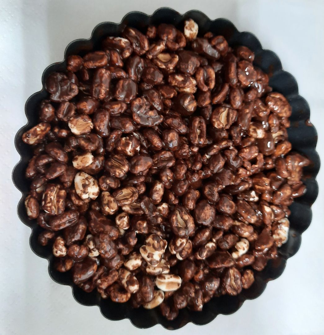 Tortita de espelta y cacao