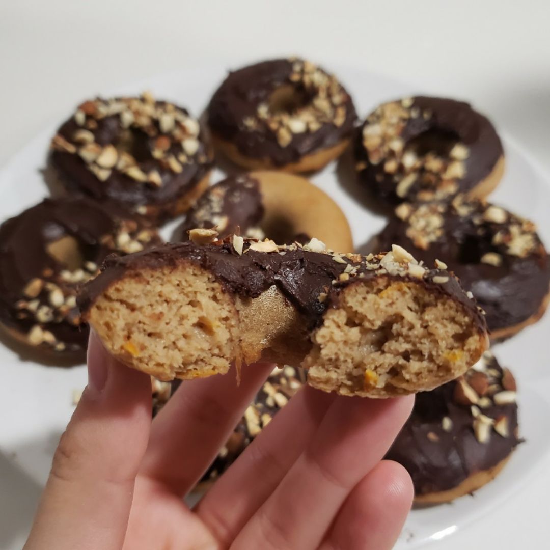 Donut fit de naranja y chocolate 🍊🍫🍩 Paso 5
