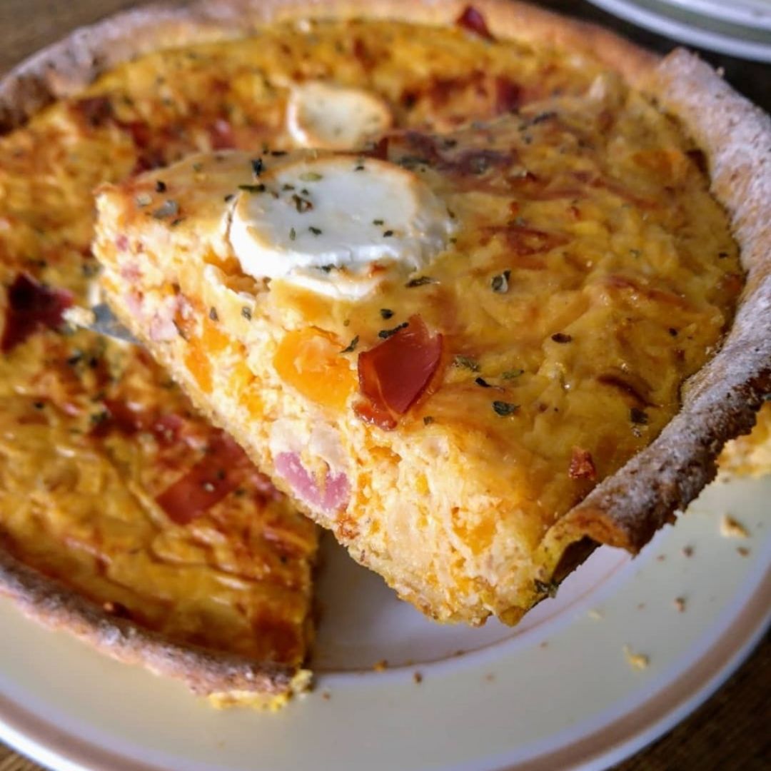 Quiche de calabaza y bacon 