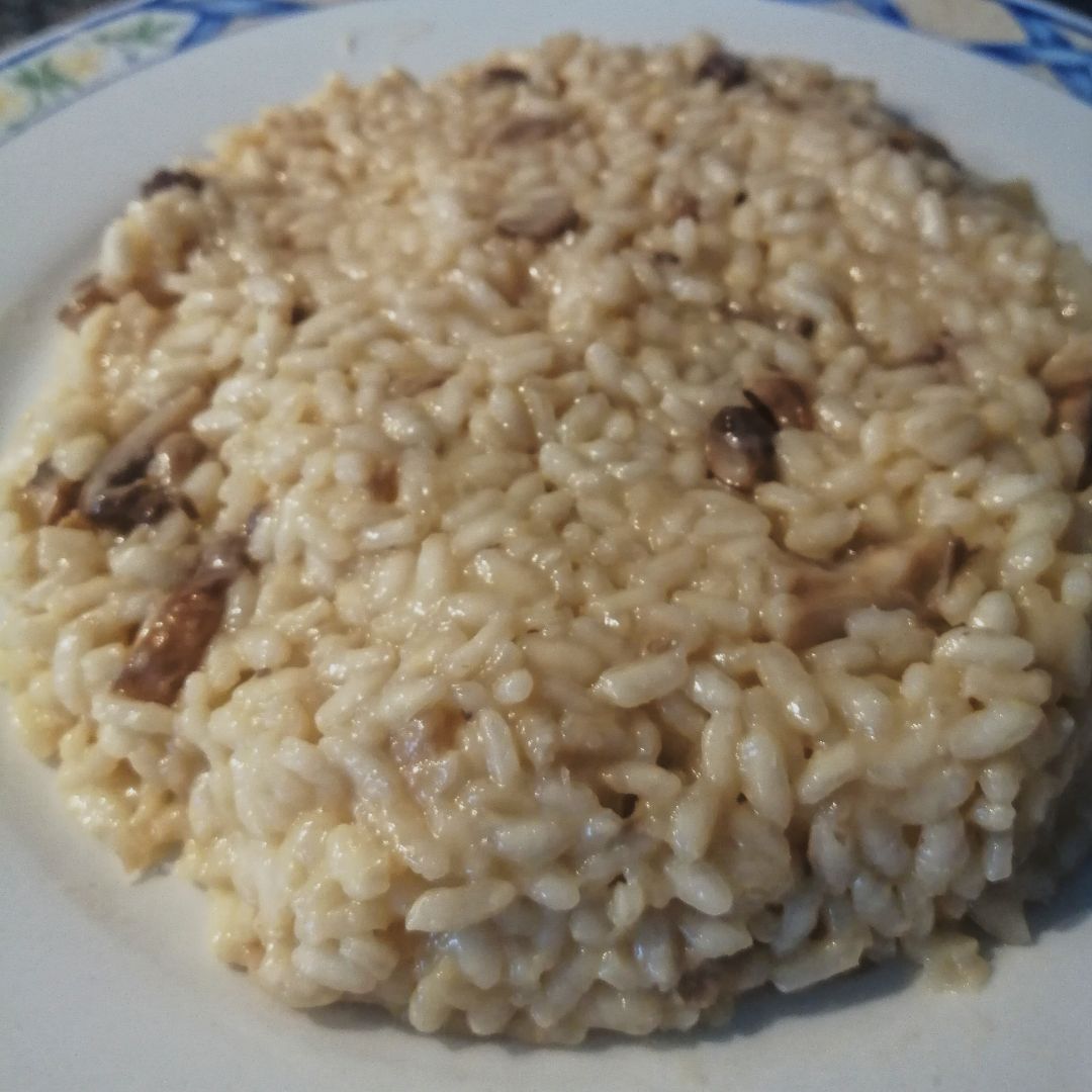 Risotto de setas  Paso 1