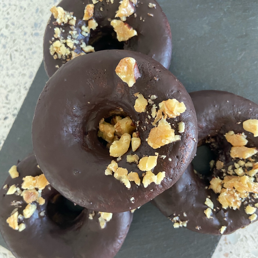 Donuts de plátano y zanahoria 