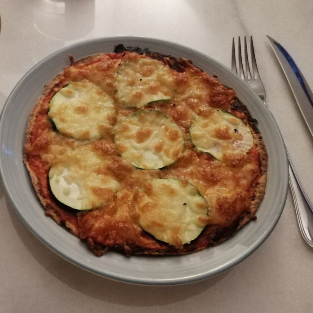 Faji - pizza de calabacín Faji - pizza de calabacín
