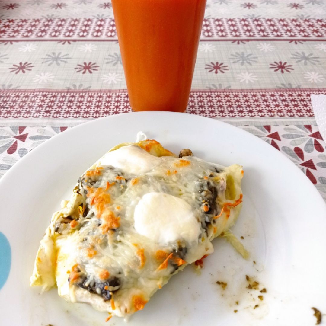 Berenjenas rellenas de espinacas y queso Berenjenas rellenas de espinacas y queso
