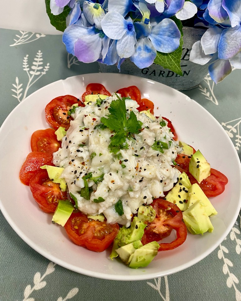 Ceviche de lubina Ceviche de lubina