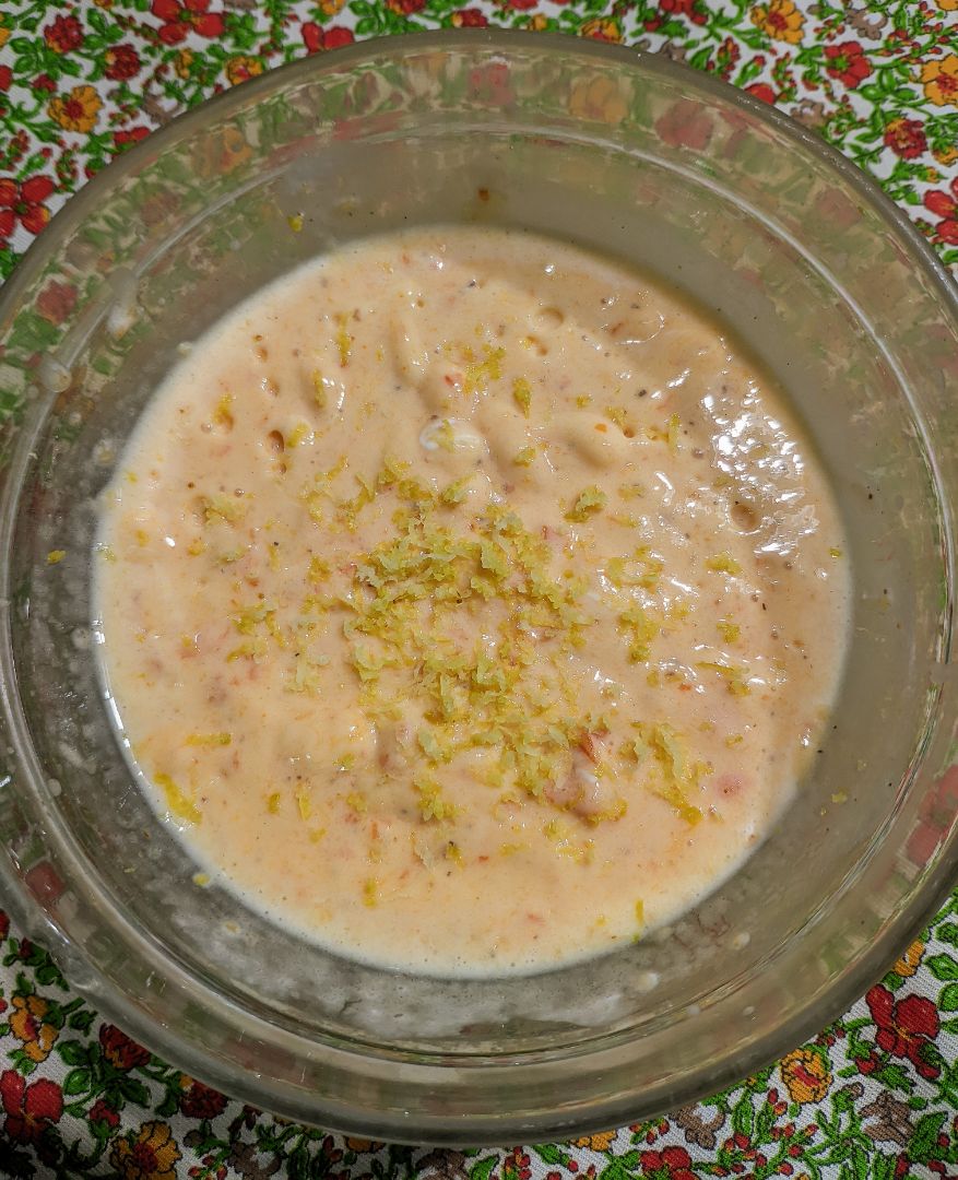 Natillas de persimon con canela y limón Natillas de persimon con canela y limón