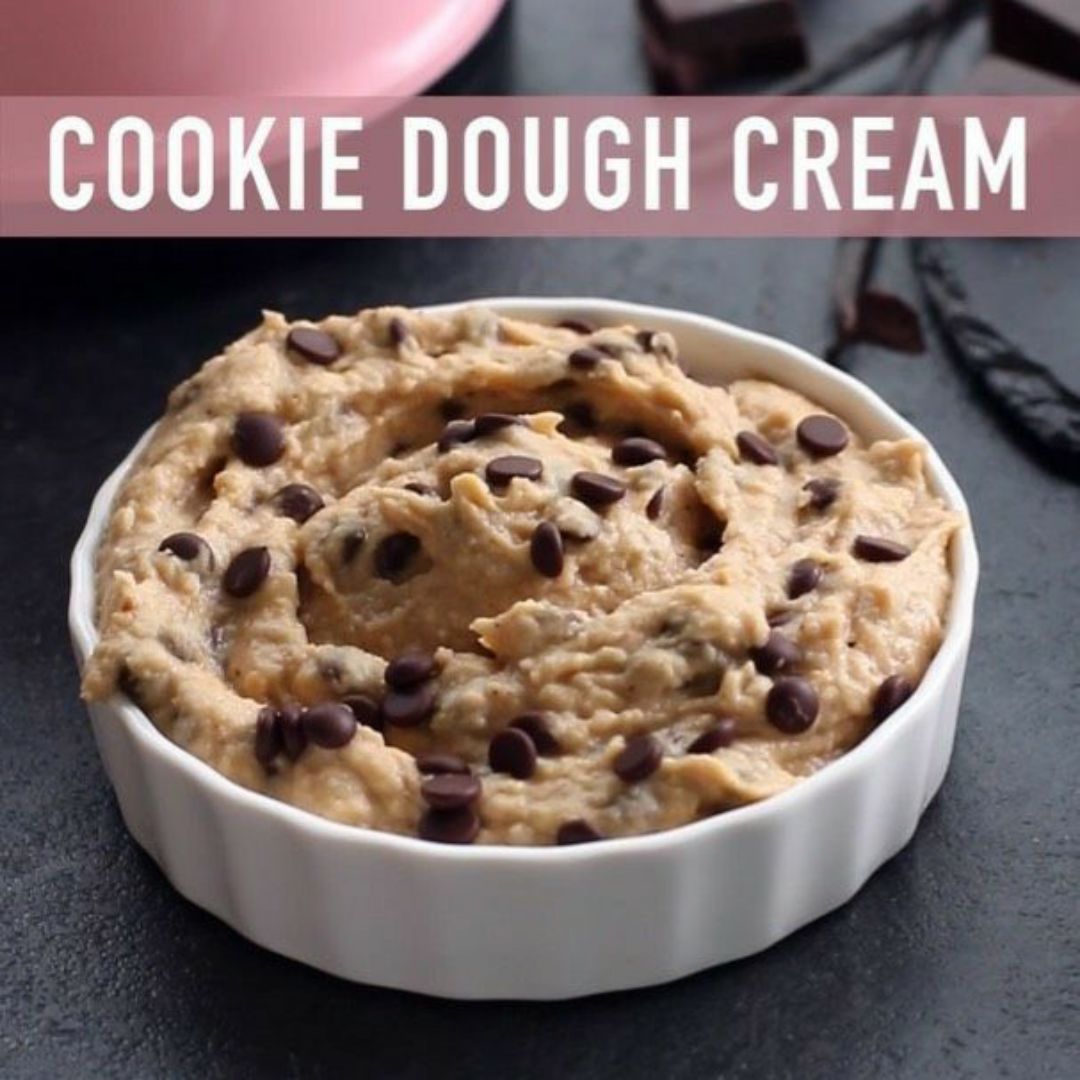 "Crema" de Cookie Dough 🍪 Paso 4 "Crema" de Cookie Dough 🍪 Paso 4