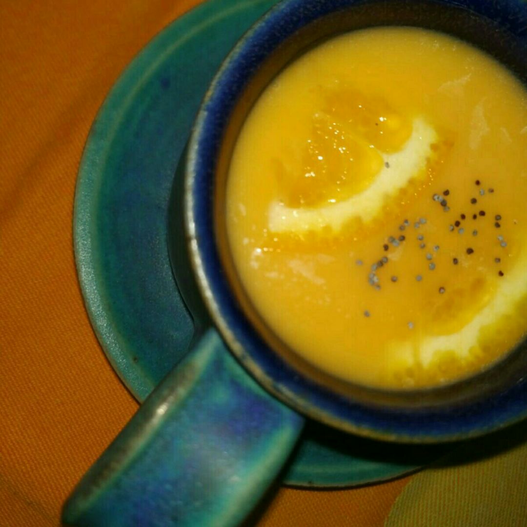 Sopa de Calabaza y Naranja Sopa de Calabaza y Naranja