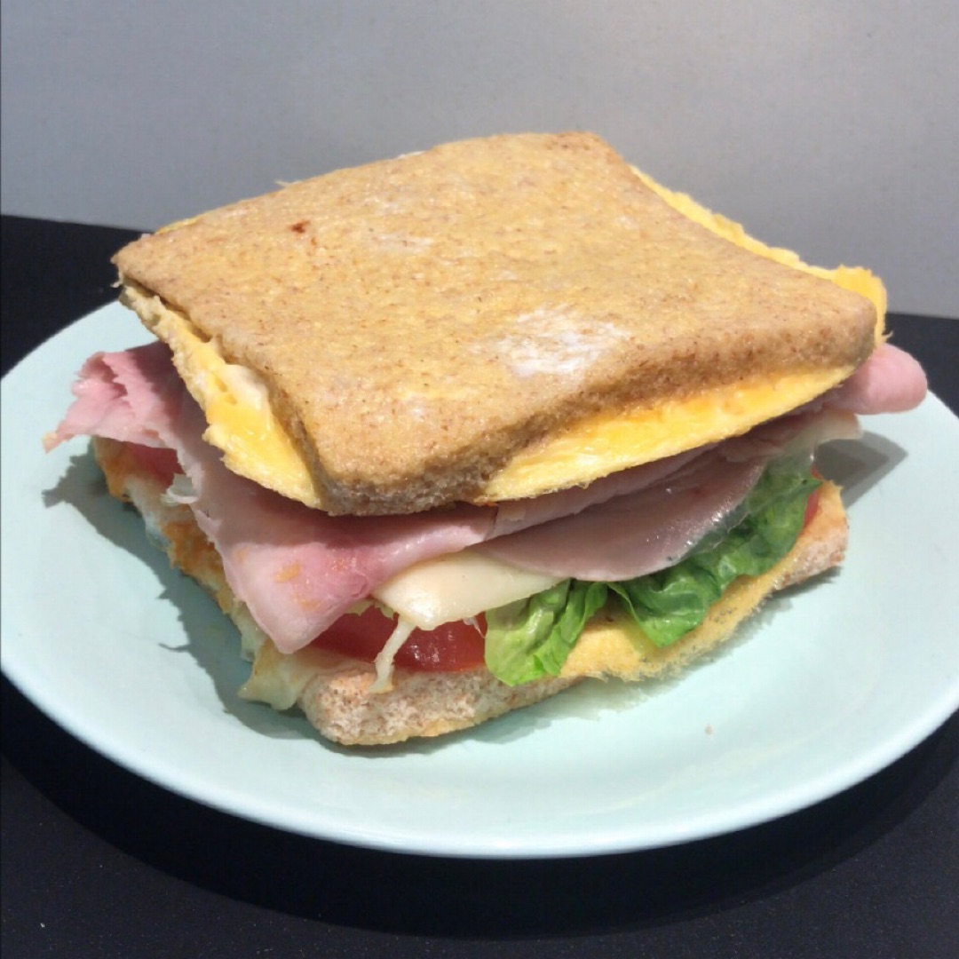 Sandwich en la sartén