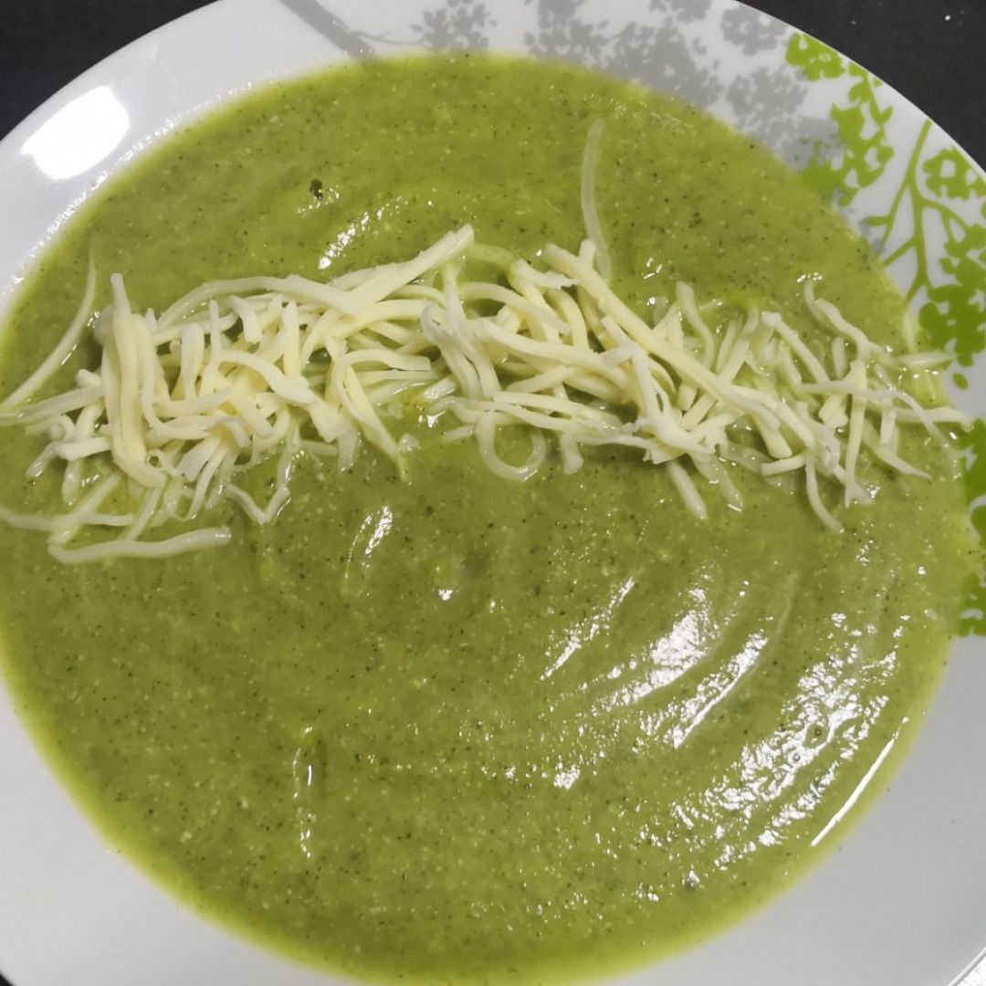 Crema de calabacín baja en grasas Crema de calabacín baja en grasas