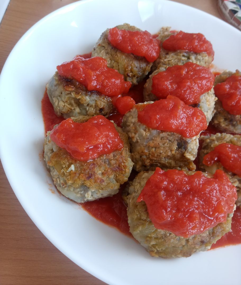 Albóndigas de berenjenas Albóndigas de berenjenas