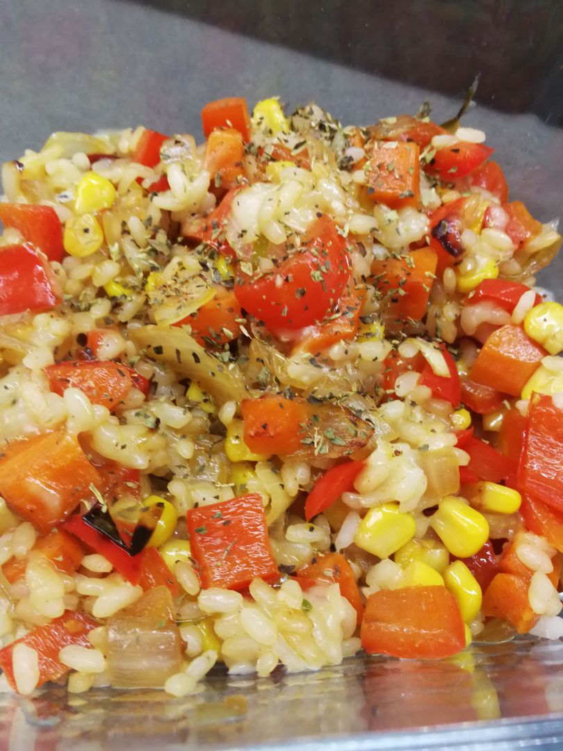 Salteado de arroz Salteado de arroz