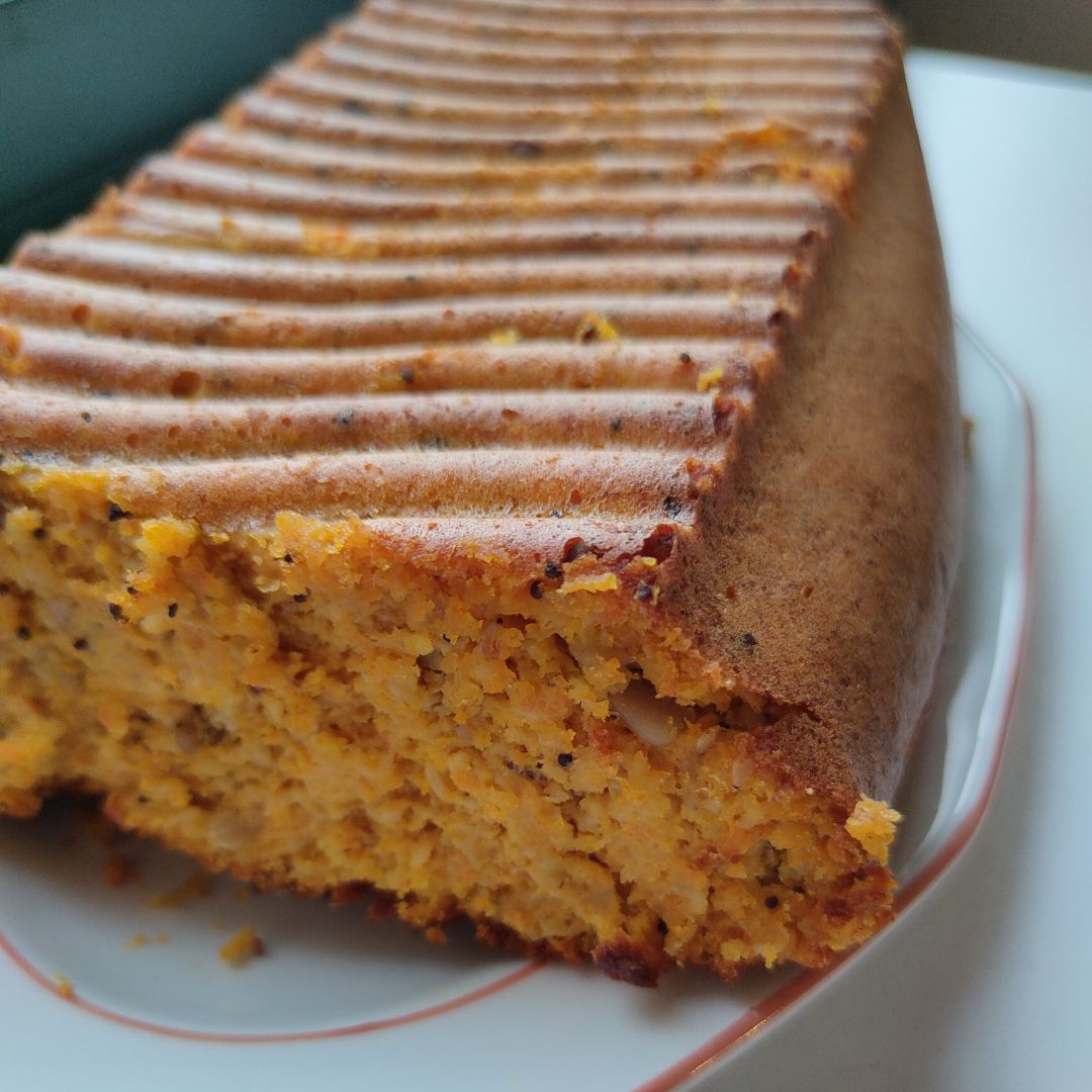 BIZCOCHO DE ZANAHORIA, CALABAZA Y MANZANA