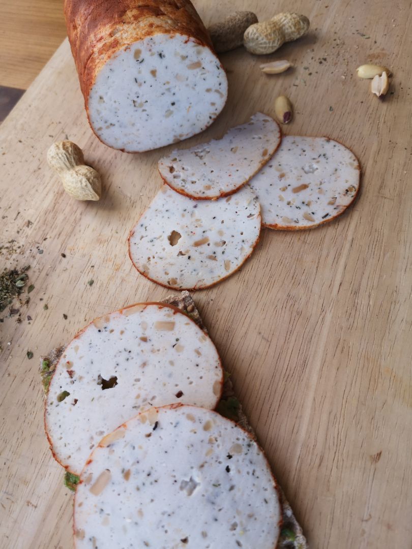 FIAMBRE DE POLLO Y CACAHUETES Paso 0 FIAMBRE DE POLLO Y CACAHUETES Paso 0