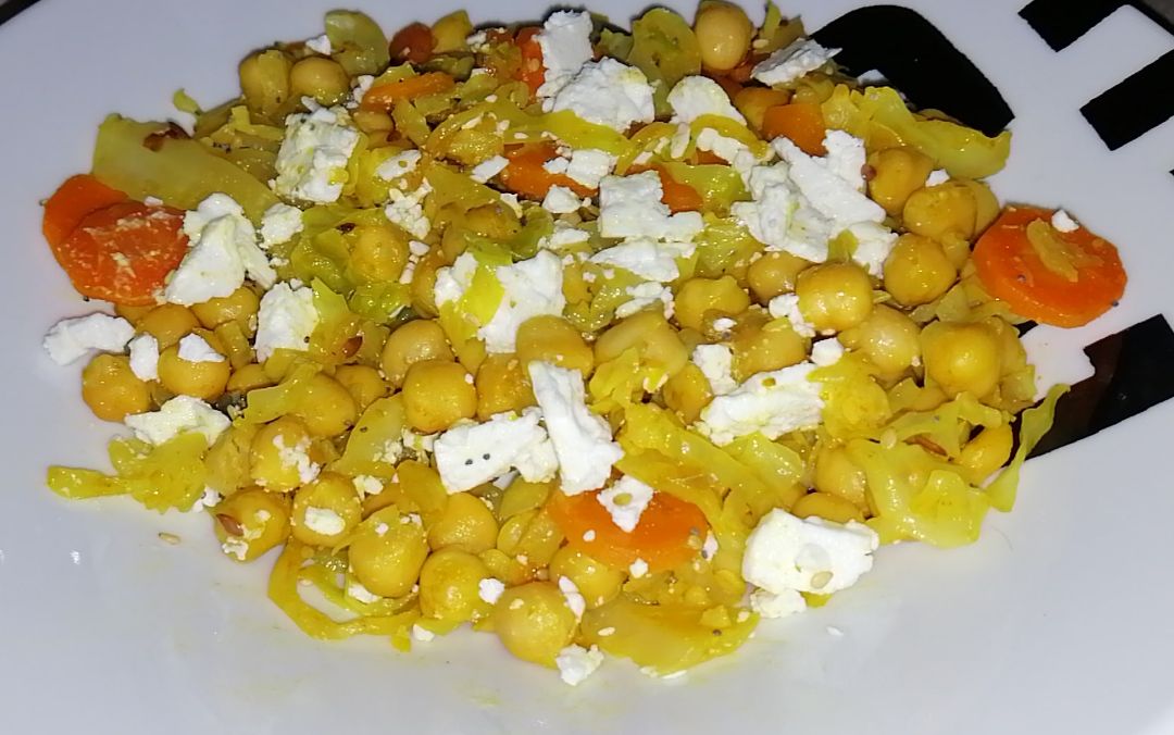 Salteado de garbanzos estilo Oriente Salteado de garbanzos estilo Oriente