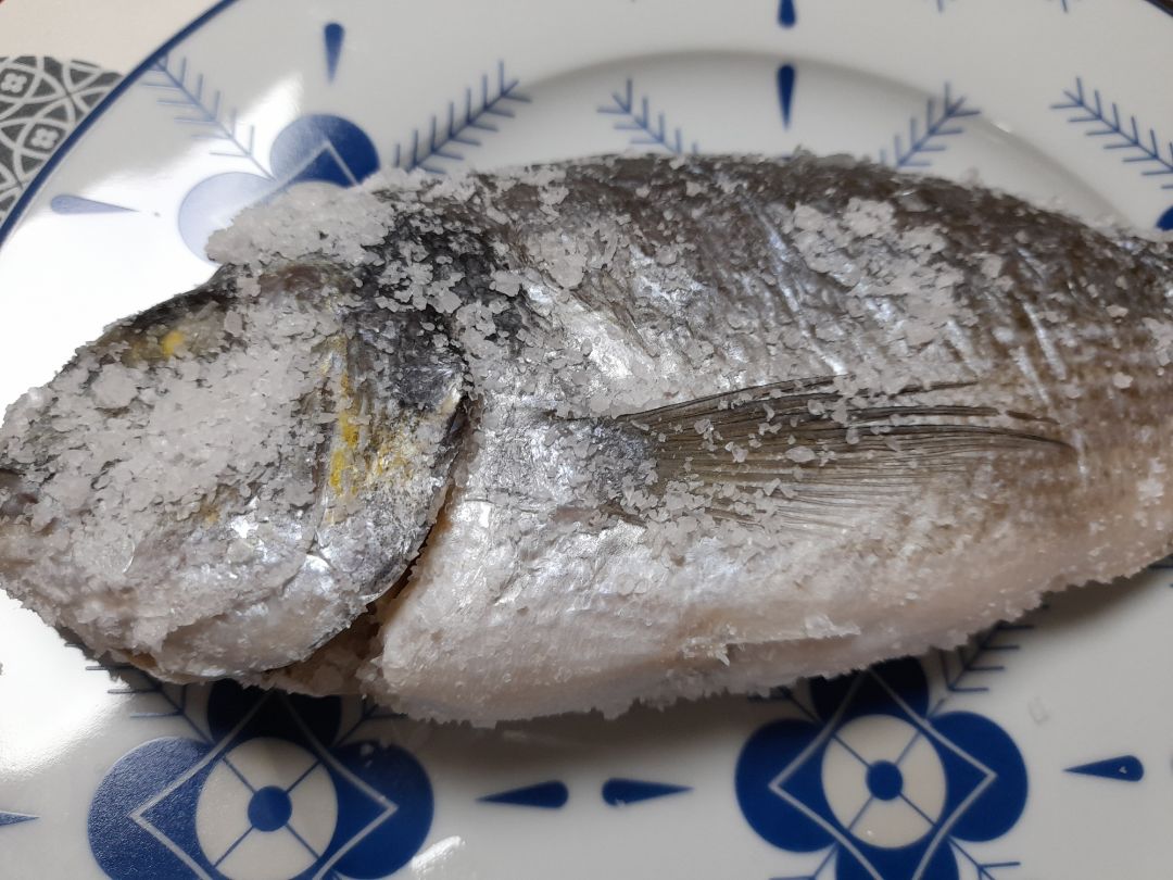 Dorada a la sal Paso 2 Dorada a la sal Paso 2