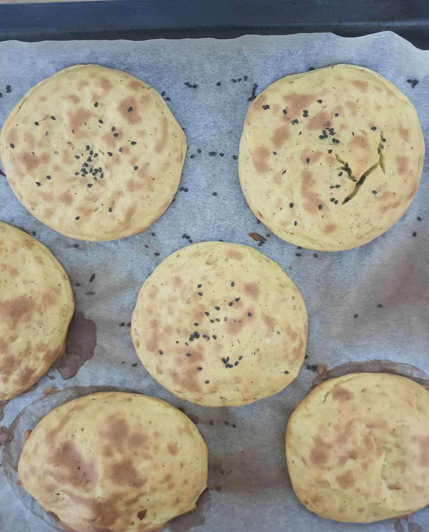 Pan de hamburguesa de yuca Pan de hamburguesa de yuca
