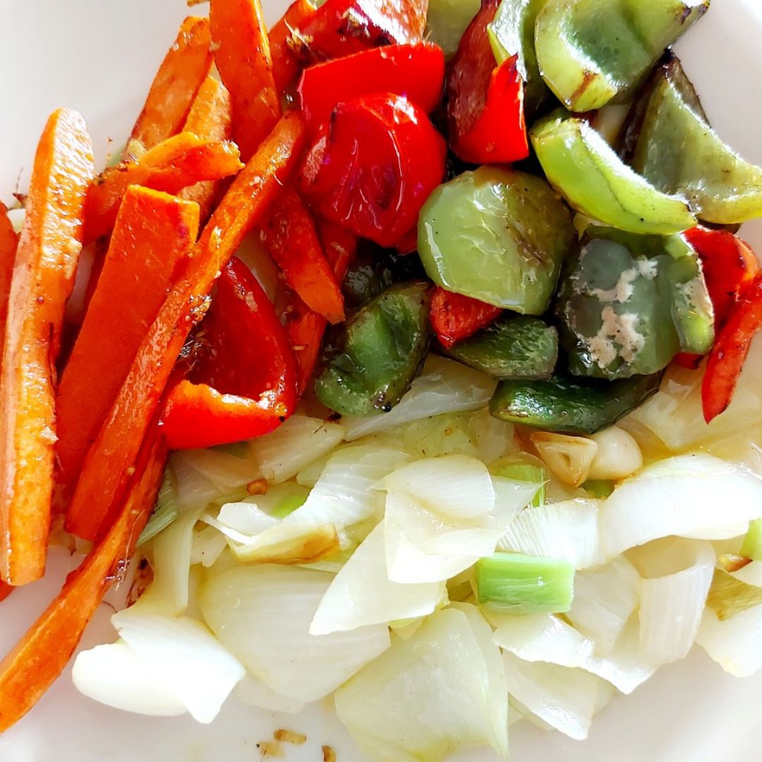 Noodles de arroz agridulces con verduras Paso 3 Noodles de arroz agridulces con verduras Paso 3