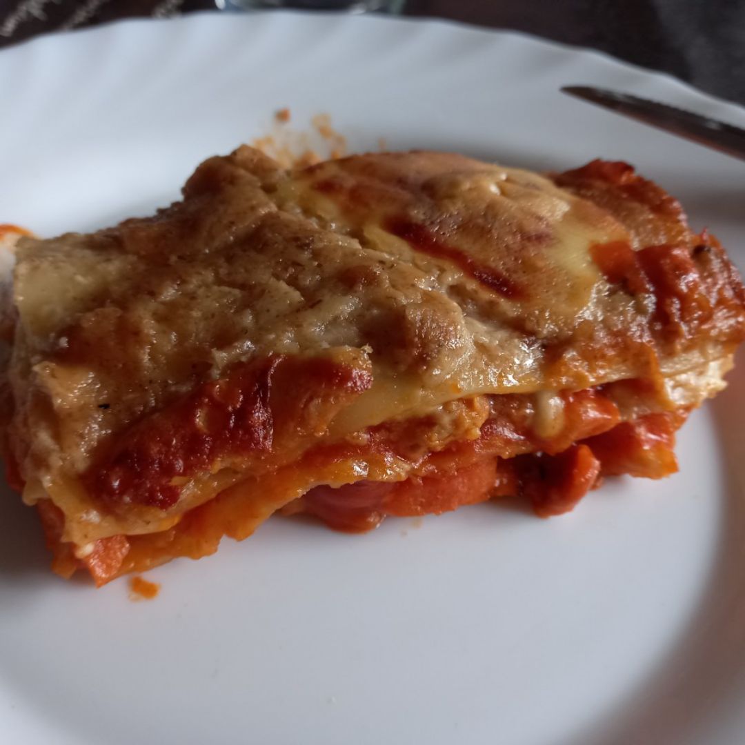 Lasaña de soja texturizada y boloñesa Paso 3 Lasaña de soja texturizada y boloñesa Paso 3