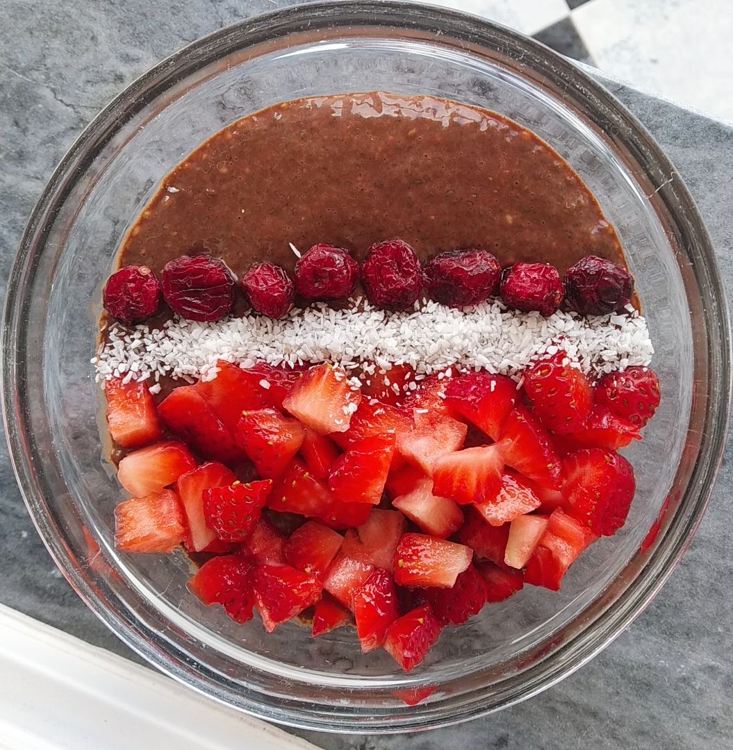 Pudding de chía con chocolate Pudding de chía con chocolate